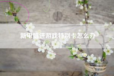 新电脑进游戏特别卡怎么办  第1张