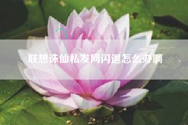 联想诛仙私发网闪退怎么办啊  第1张
