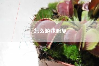 怎么游戏修复