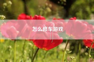 怎么修车游戏