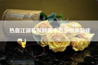 热血江湖私发网助手怎么删除游戏