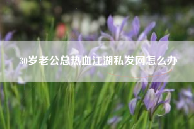 30岁老公总热血江湖私发网怎么办