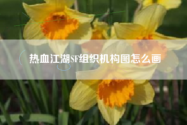 热血江湖SF组织机构图怎么画
