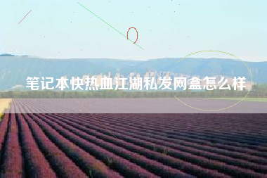 笔记本快热血江湖私发网盒怎么样