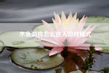 木鱼游戏怎么进入游戏模式